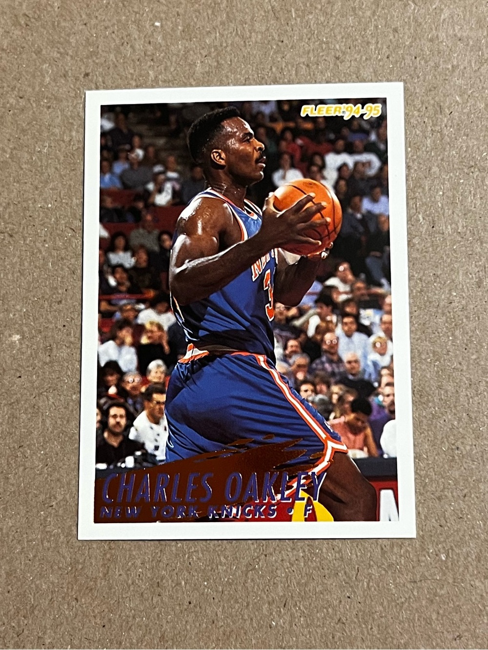1994-95 Fleer #153 Charles Oakley New York Knicks Basketball Card